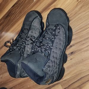 Black Cat Jordan 13 shoes